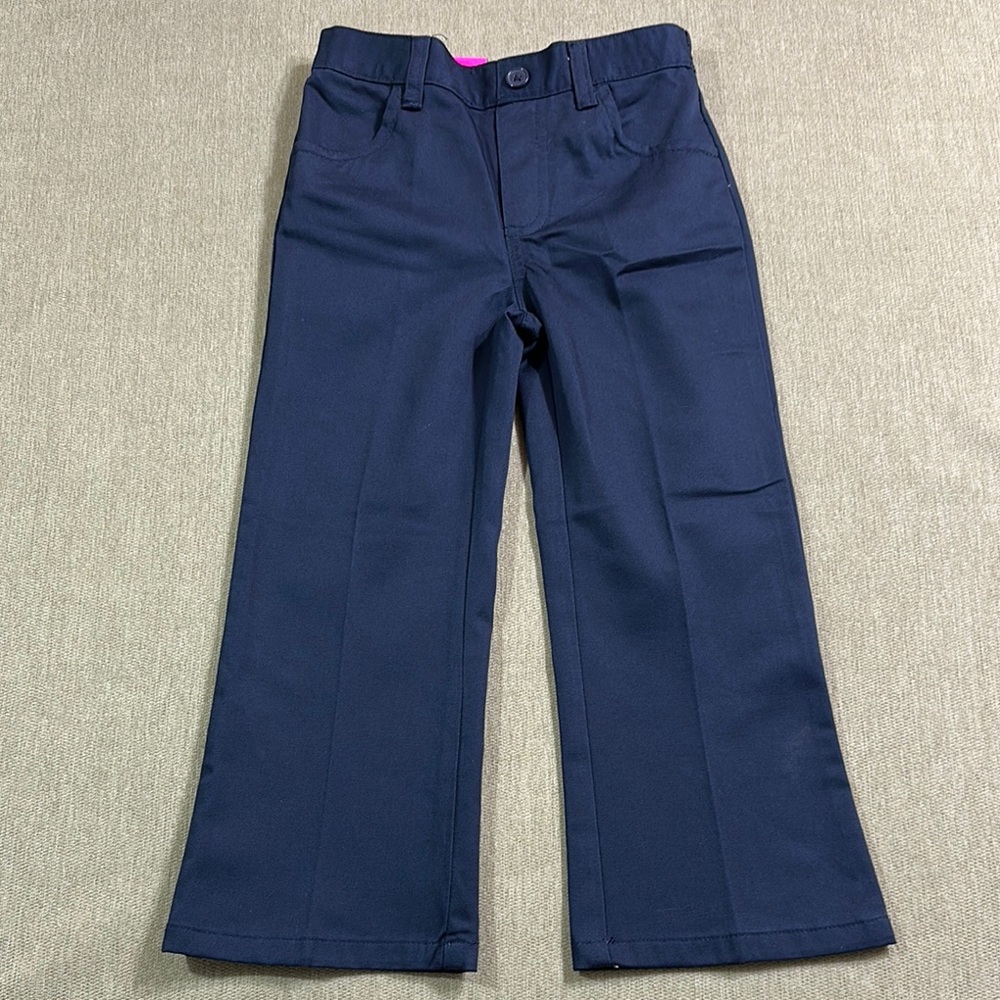 French Toast Kids Navy Pull on Pants Bootcut Size 4T